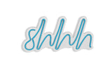 Lampă neon Shhh, Diverse culori, 34x17x2 cm - Albastru | SKU: 395NGR1724 | Lampă neon Shhh, 34x17x2 cm, varianta Albastru, produs pentru amenajarea locuinței, disponibil online în România la CasaMob