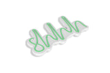 Lampă neon Shhh, Diverse culori, 34x17x2 cm - Verde | SKU: 395NGR1725 | Lampă neon Shhh, 34x17x2 cm, varianta Verde, produs pentru amenajarea locuinței, disponibil online în România la CasaMob