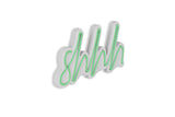 Lampă neon Shhh, Diverse culori, 34x17x2 cm - Verde | SKU: 395NGR1725 | Lampă neon Shhh, 34x17x2 cm, varianta Verde, produs pentru amenajarea locuinței, disponibil online în România la CasaMob
