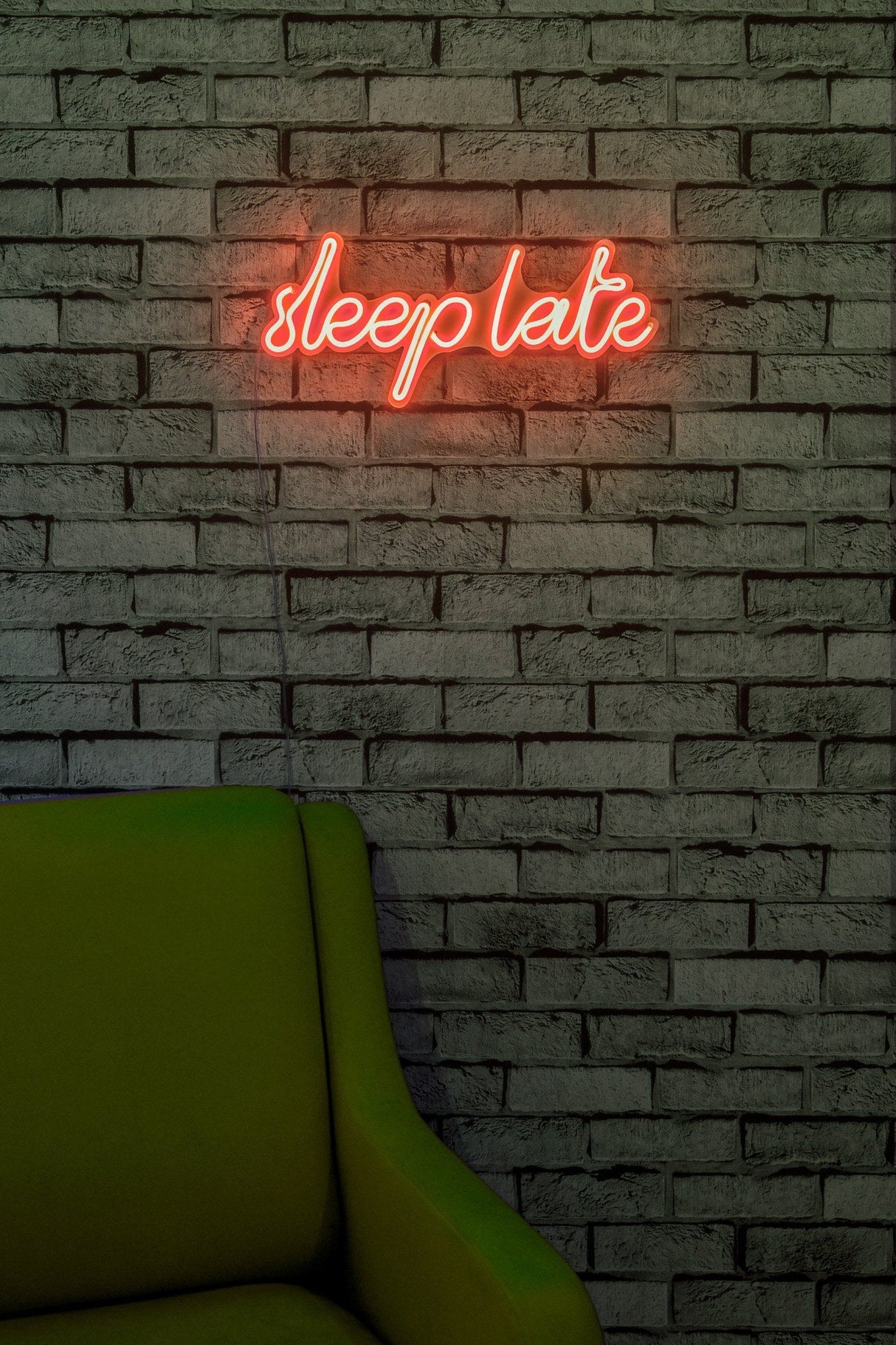 Lampă neon Sleep Late, Diverse culori, 46x20x2 cm - Roșu | SKU: 395NGR1728 | Lampă neon Sleep Late, 46x20x2 cm, varianta Roșu, produs pentru amenajarea locuinței, disponibil online în România la CasaMob