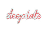 Lampă neon Sleep Late, Diverse culori, 46x20x2 cm - Roz | SKU: 395NGR1732 | Lampă neon Sleep Late, 46x20x2 cm, varianta Roz, produs pentru amenajarea locuinței, disponibil online în România la CasaMob