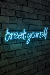 Lampă neon Treat Yourself, Diverse culori, 71x20x2 cm - Albastru | SKU: 395NGR1743 | Lampă neon Treat Yourself, 71x20x2 cm, varianta Albastru, produs pentru amenajarea locuinței, disponibil online în România la CasaMob