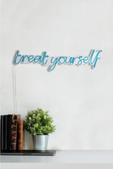 Lampă neon Treat Yourself, Diverse culori, 71x20x2 cm - Albastru | SKU: 395NGR1743 | Lampă neon Treat Yourself, 71x20x2 cm, varianta Albastru, produs pentru amenajarea locuinței, disponibil online în România la CasaMob