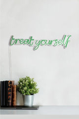 Lampă neon Treat Yourself, Diverse culori, 71x20x2 cm - Verde | SKU: 395NGR1744 | Lampă neon Treat Yourself, 71x20x2 cm, varianta Verde, produs pentru amenajarea locuinței, disponibil online în România la CasaMob