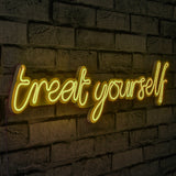 Lampă neon Treat Yourself, Diverse culori, 71x20x2 cm - Galben | SKU: 395NGR1745 | Lampă neon Treat Yourself, 71x20x2 cm, varianta Galben, produs pentru amenajarea locuinței, disponibil online în România la CasaMob