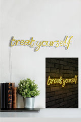 Lampă neon Treat Yourself, Diverse culori, 71x20x2 cm - Galben | SKU: 395NGR1745 | Lampă neon Treat Yourself, 71x20x2 cm, varianta Galben, produs pentru amenajarea locuinței, disponibil online în România la CasaMob