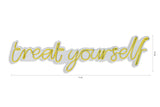 Lampă neon Treat Yourself, Diverse culori, 71x20x2 cm - Galben | SKU: 395NGR1745 | Lampă neon Treat Yourself, 71x20x2 cm, varianta Galben, produs pentru amenajarea locuinței, disponibil online în România la CasaMob