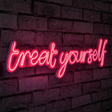Lampă neon Treat Yourself, Diverse culori, 71x20x2 cm - Roz | SKU: 395NGR1746 | Lampă neon Treat Yourself, 71x20x2 cm, varianta Roz, produs pentru amenajarea locuinței, disponibil online în România la CasaMob
