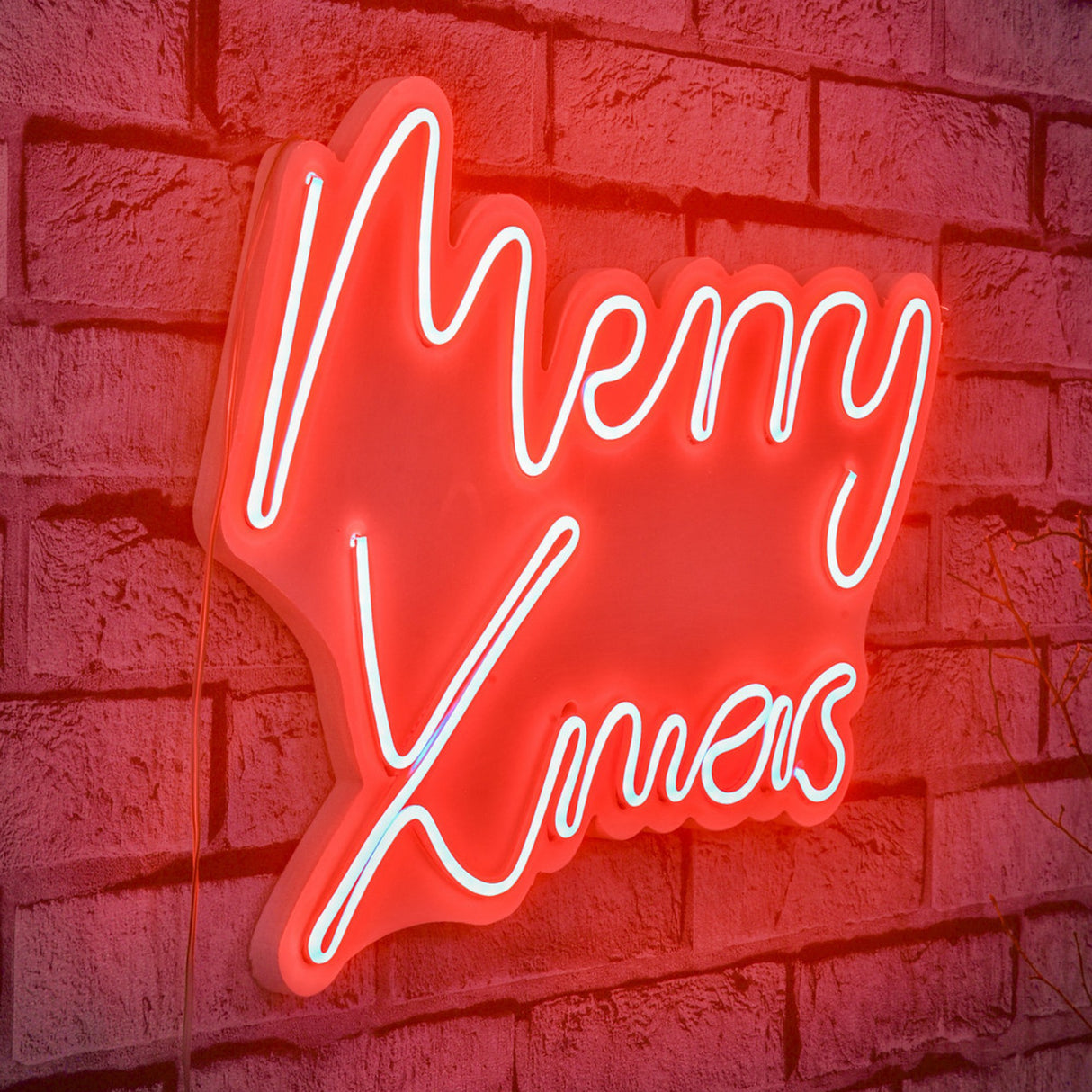 Lampă neon Merry Christmas, Diverse culori, 43x33x2 cm - Roșu | SKU: 395NGR1948 | Lampă neon Merry Christmas, 43x33x2 cm, varianta Roșu, produs pentru amenajarea locuinței, disponibil online în România la CasaMob