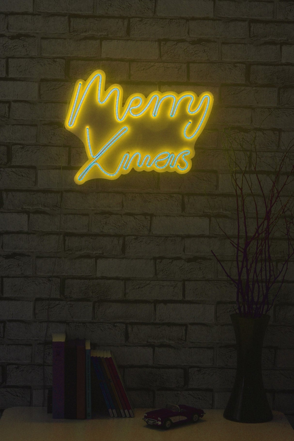 Lampă neon Merry Christmas, Diverse culori, 43x33x2 cm - Galben | SKU: 395NGR1951 | Lampă neon Merry Christmas, 43x33x2 cm, varianta Galben, produs pentru amenajarea locuinței, disponibil online în România la CasaMob
