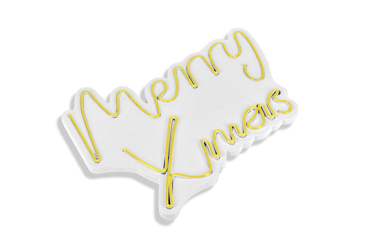 Lampă neon Merry Christmas, Diverse culori, 43x33x2 cm - Galben | SKU: 395NGR1951 | Lampă neon Merry Christmas, 43x33x2 cm, varianta Galben, produs pentru amenajarea locuinței, disponibil online în România la CasaMob