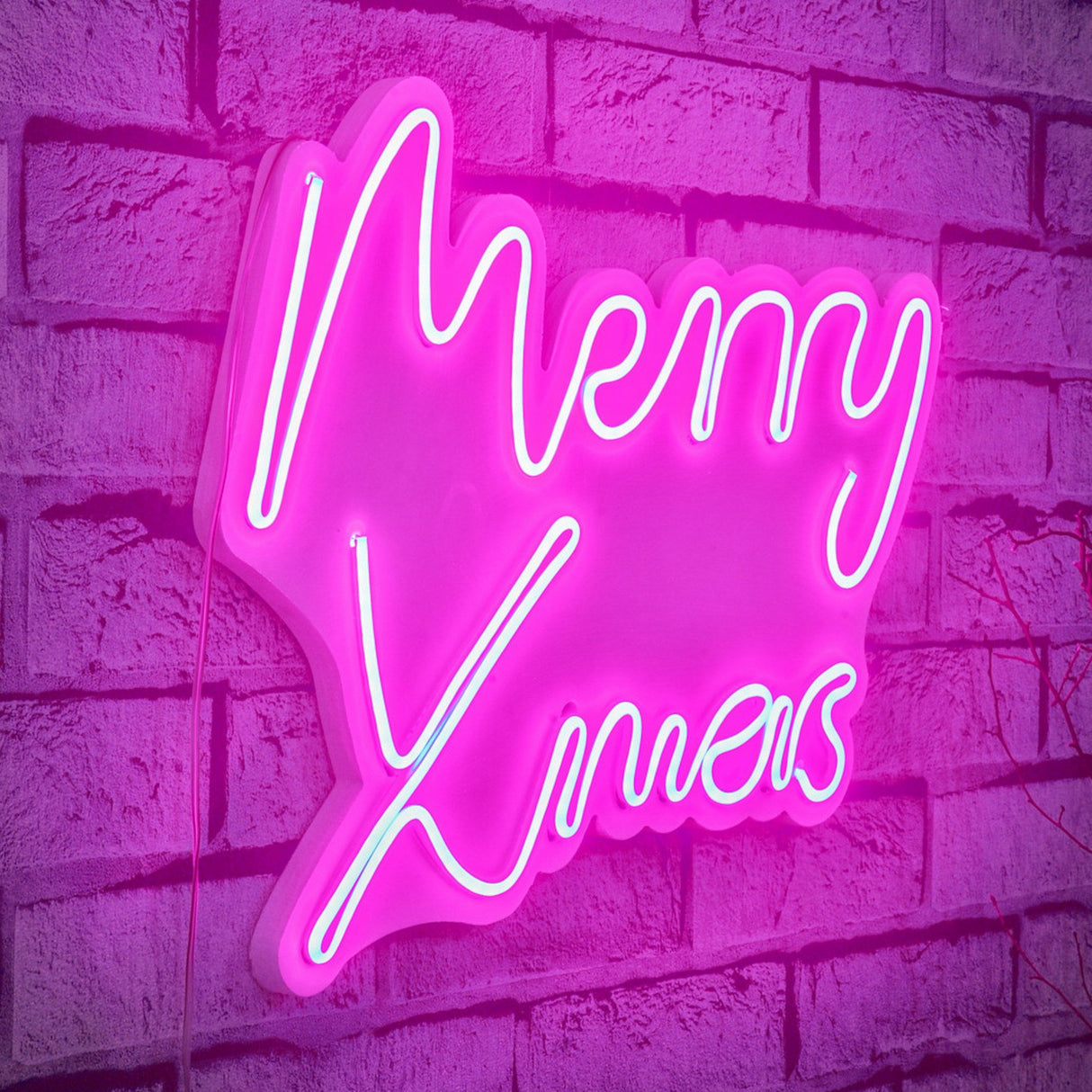 Lampă neon Merry Christmas, Diverse culori, 43x33x2 cm - Roz | SKU: 395NGR1952 | Lampă neon Merry Christmas, 43x33x2 cm, varianta Roz, produs pentru amenajarea locuinței, disponibil online în România la CasaMob