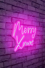 Lampă neon Merry Christmas, Diverse culori, 43x33x2 cm - Roz | SKU: 395NGR1952 | Lampă neon Merry Christmas, 43x33x2 cm, varianta Roz, produs pentru amenajarea locuinței, disponibil online în România la CasaMob