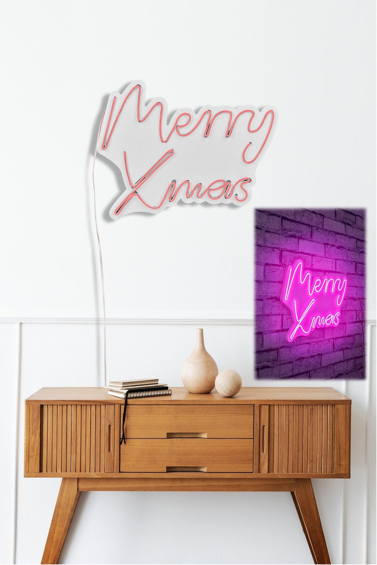 Lampă neon Merry Christmas, Diverse culori, 43x33x2 cm - Roz | SKU: 395NGR1952 | Lampă neon Merry Christmas, 43x33x2 cm, varianta Roz, produs pentru amenajarea locuinței, disponibil online în România la CasaMob
