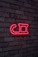 Lampă neon Sled, Diverse culori, 38x17x2 cm - Roșu | SKU: 395NGR1953 | Lampă neon Sled, 38x17x2 cm, varianta Roșu, produs pentru amenajarea locuinței, disponibil online în România la CasaMob