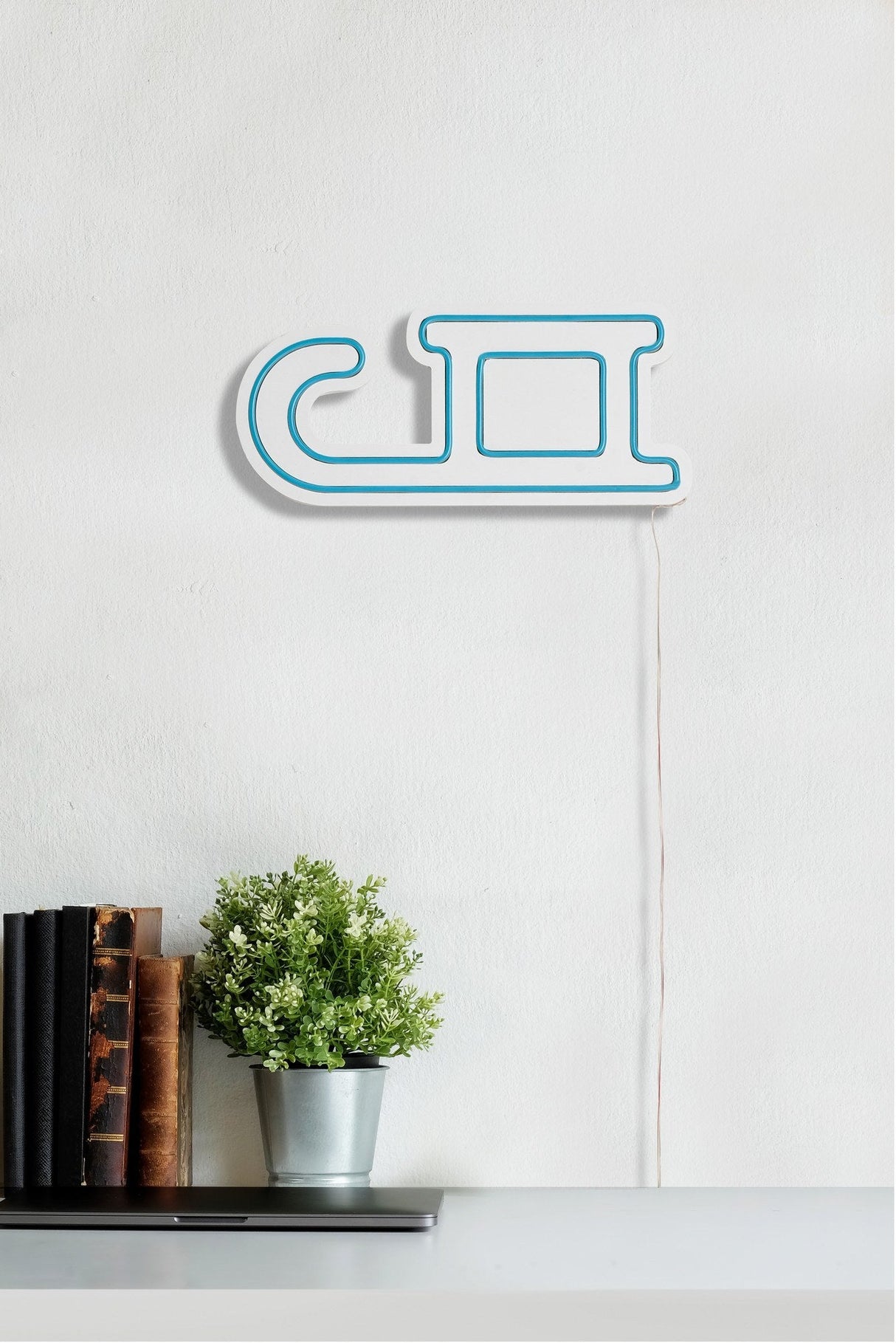 Lampă neon Sled, Diverse culori, 38x17x2 cm - Albastru | SKU: 395NGR1954 | Lampă neon Sled, 38x17x2 cm, varianta Albastru, produs pentru amenajarea locuinței, disponibil online în România la CasaMob