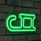 Lampă neon Sled, Diverse culori, 38x17x2 cm - Verde | SKU: 395NGR1955 | Lampă neon Sled, 38x17x2 cm, varianta Verde, produs pentru amenajarea locuinței, disponibil online în România la CasaMob