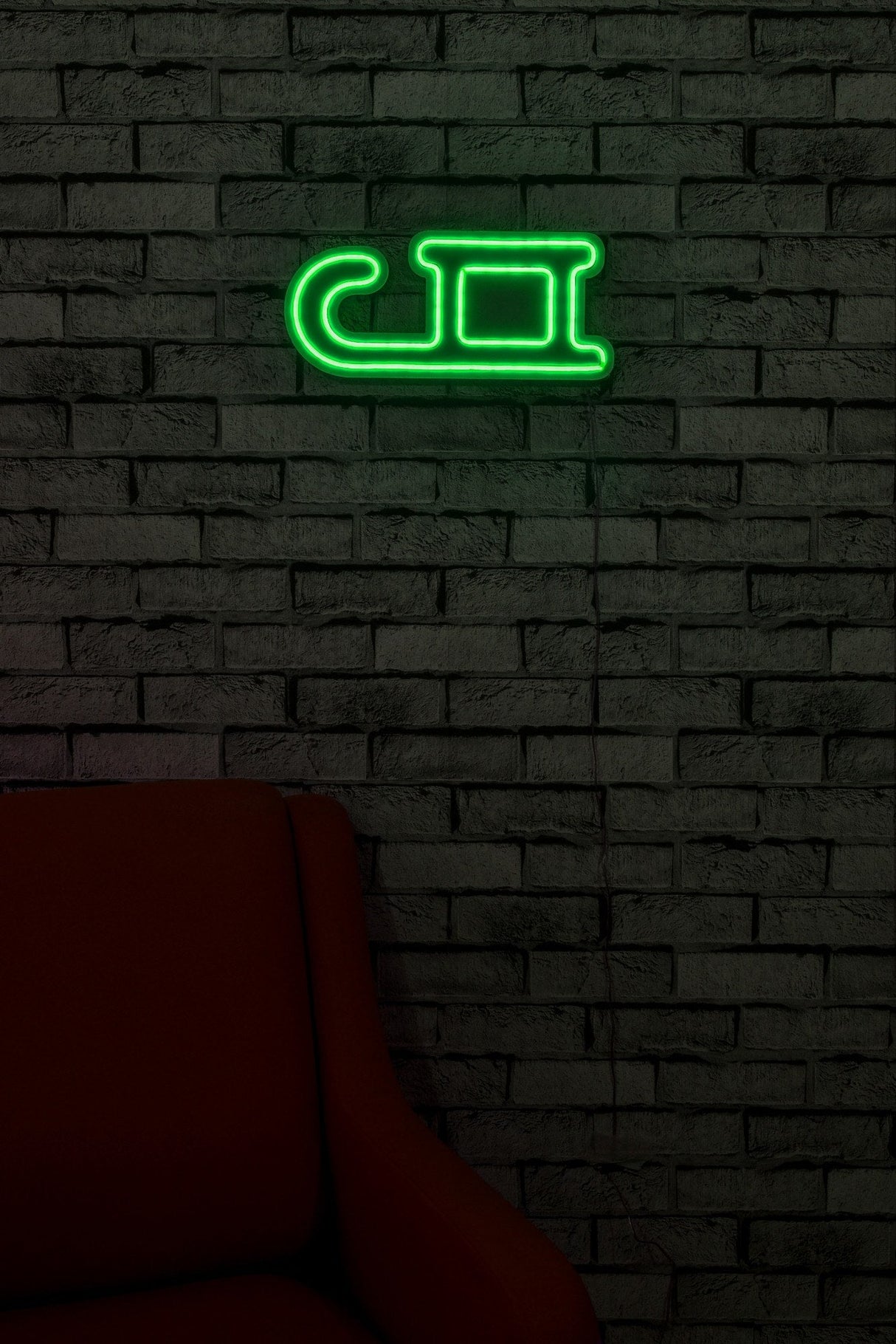 Lampă neon Sled, Diverse culori, 38x17x2 cm - Verde | SKU: 395NGR1955 | Lampă neon Sled, 38x17x2 cm, varianta Verde, produs pentru amenajarea locuinței, disponibil online în România la CasaMob