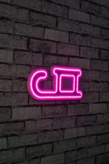 Lampă neon Sled, Diverse culori, 38x17x2 cm - Roz | SKU: 395NGR1957 | Lampă neon Sled, 38x17x2 cm, varianta Roz, produs pentru amenajarea locuinței, disponibil online în România la CasaMob