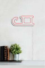 Lampă neon Sled, Diverse culori, 38x17x2 cm - Roz | SKU: 395NGR1957 | Lampă neon Sled, 38x17x2 cm, varianta Roz, produs pentru amenajarea locuinței, disponibil online în România la CasaMob
