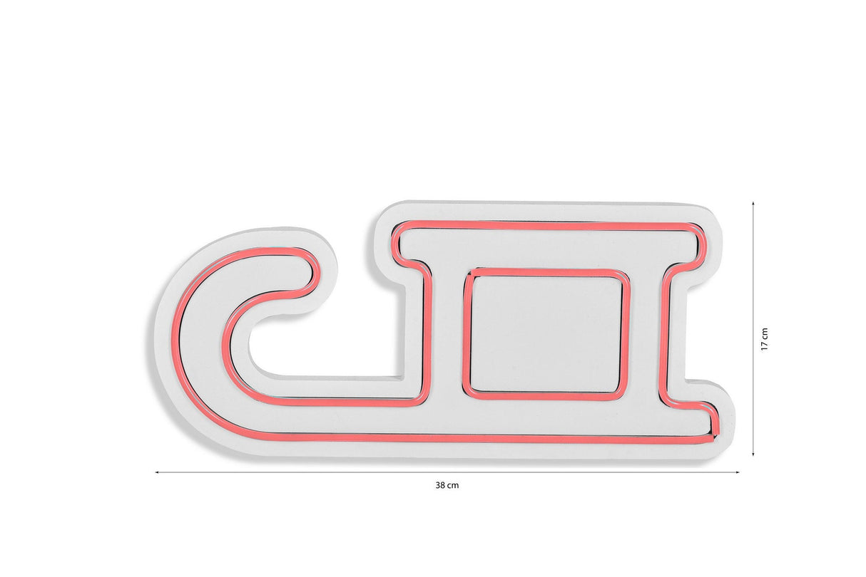 Lampă neon Sled, Diverse culori, 38x17x2 cm - Roz | SKU: 395NGR1957 | Lampă neon Sled, 38x17x2 cm, varianta Roz, produs pentru amenajarea locuinței, disponibil online în România la CasaMob