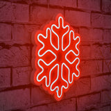 Lampă neon Snowflake, Diverse culori, 30x26x2 cm - Roșu | SKU: 395NGR1958 | Lampă neon Snowflake, 30x26x2 cm, varianta Roșu, produs pentru amenajarea locuinței, disponibil online în România la CasaMob