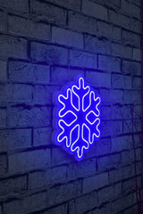 Lampă neon Snowflake, Diverse culori, 30x26x2 cm - Albastru | SKU: 395NGR1959 | Lampă neon Snowflake, 30x26x2 cm, varianta Albastru, produs pentru amenajarea locuinței, disponibil online în România la CasaMob