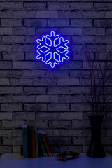 Lampă neon Snowflake, Diverse culori, 30x26x2 cm - Albastru | SKU: 395NGR1959 | Lampă neon Snowflake, 30x26x2 cm, varianta Albastru, produs pentru amenajarea locuinței, disponibil online în România la CasaMob