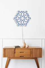 Lampă neon Snowflake, Diverse culori, 30x26x2 cm - Albastru | SKU: 395NGR1959 | Lampă neon Snowflake, 30x26x2 cm, varianta Albastru, produs pentru amenajarea locuinței, disponibil online în România la CasaMob