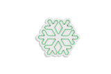 Lampă neon Snowflake, Diverse culori, 30x26x2 cm - Verde | SKU: 395NGR1960 | Lampă neon Snowflake, 30x26x2 cm, varianta Verde, produs pentru amenajarea locuinței, disponibil online în România la CasaMob