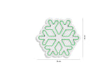 Lampă neon Snowflake, Diverse culori, 30x26x2 cm - Verde | SKU: 395NGR1960 | Lampă neon Snowflake, 30x26x2 cm, varianta Verde, produs pentru amenajarea locuinței, disponibil online în România la CasaMob