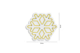 Lampă neon Snowflake, Diverse culori, 30x26x2 cm - Galben | SKU: 395NGR1961 | Lampă neon Snowflake, 30x26x2 cm, varianta Galben, produs pentru amenajarea locuinței, disponibil online în România la CasaMob