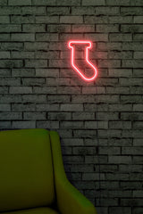 Lampă neon Socks, Diverse culori, 18x24x2 cm - Roșu | SKU: 395NGR1963 | Lampă neon Socks, 18x24x2 cm, varianta Roșu, produs pentru amenajarea locuinței, disponibil online în România la CasaMob