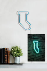 Lampă neon Socks, Diverse culori, 18x24x2 cm - Albastru | SKU: 395NGR1964 | Lampă neon Socks, 18x24x2 cm, varianta Albastru, produs pentru amenajarea locuinței, disponibil online în România la CasaMob