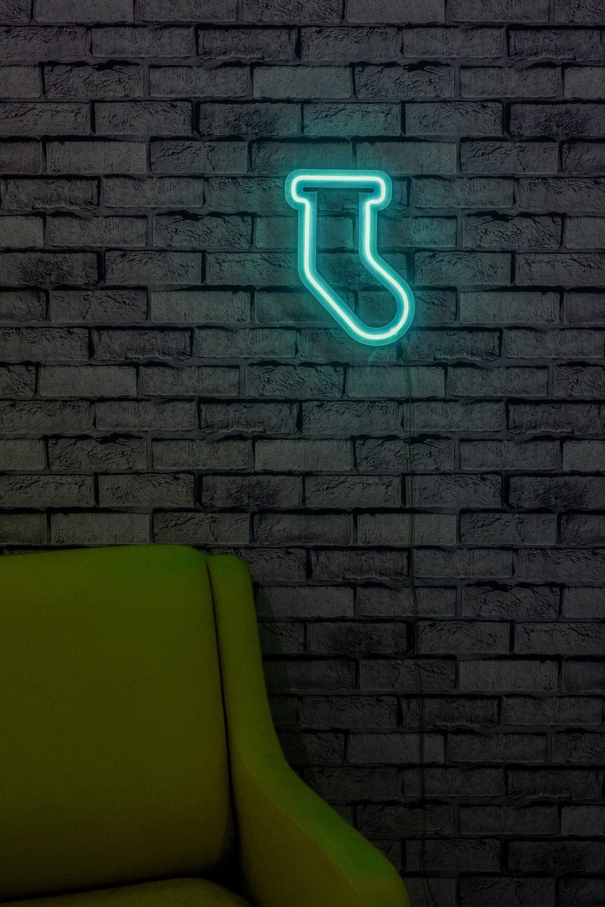Lampă neon Socks, Diverse culori, 18x24x2 cm - Albastru | SKU: 395NGR1964 | Lampă neon Socks, 18x24x2 cm, varianta Albastru, produs pentru amenajarea locuinței, disponibil online în România la CasaMob