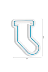 Lampă neon Socks, Diverse culori, 18x24x2 cm - Albastru | SKU: 395NGR1964 | Lampă neon Socks, 18x24x2 cm, varianta Albastru, produs pentru amenajarea locuinței, disponibil online în România la CasaMob