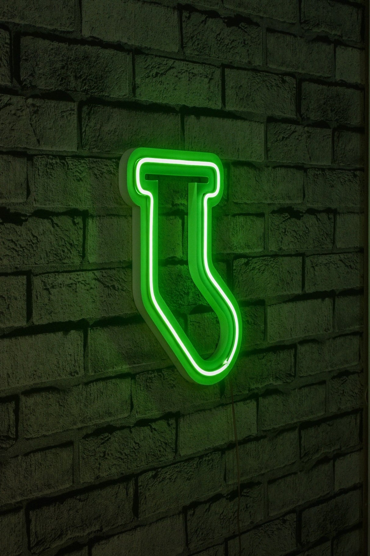 Lampă neon Socks, Diverse culori, 18x24x2 cm - Verde | SKU: 395NGR1965 | Lampă neon Socks, 18x24x2 cm, varianta Verde, produs pentru amenajarea locuinței, disponibil online în România la CasaMob