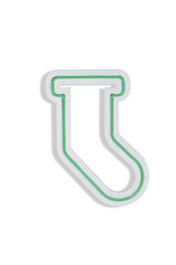 Lampă neon Socks, Diverse culori, 18x24x2 cm - Verde | SKU: 395NGR1965 | Lampă neon Socks, 18x24x2 cm, varianta Verde, produs pentru amenajarea locuinței, disponibil online în România la CasaMob