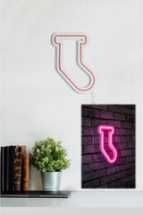 Lampă neon Socks, Diverse culori, 18x24x2 cm - Roz | SKU: 395NGR1967 | Lampă neon Socks, 18x24x2 cm, varianta Roz, produs pentru amenajarea locuinței, disponibil online în România la CasaMob