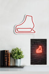 Lampă neon Ice-Skate, Diverse culori, 25x22x2 cm - Roșu | SKU: 395NGR1973 | Lampă neon Ice-Skate, 25x22x2 cm, varianta Roșu, produs pentru amenajarea locuinței, disponibil online în România la CasaMob