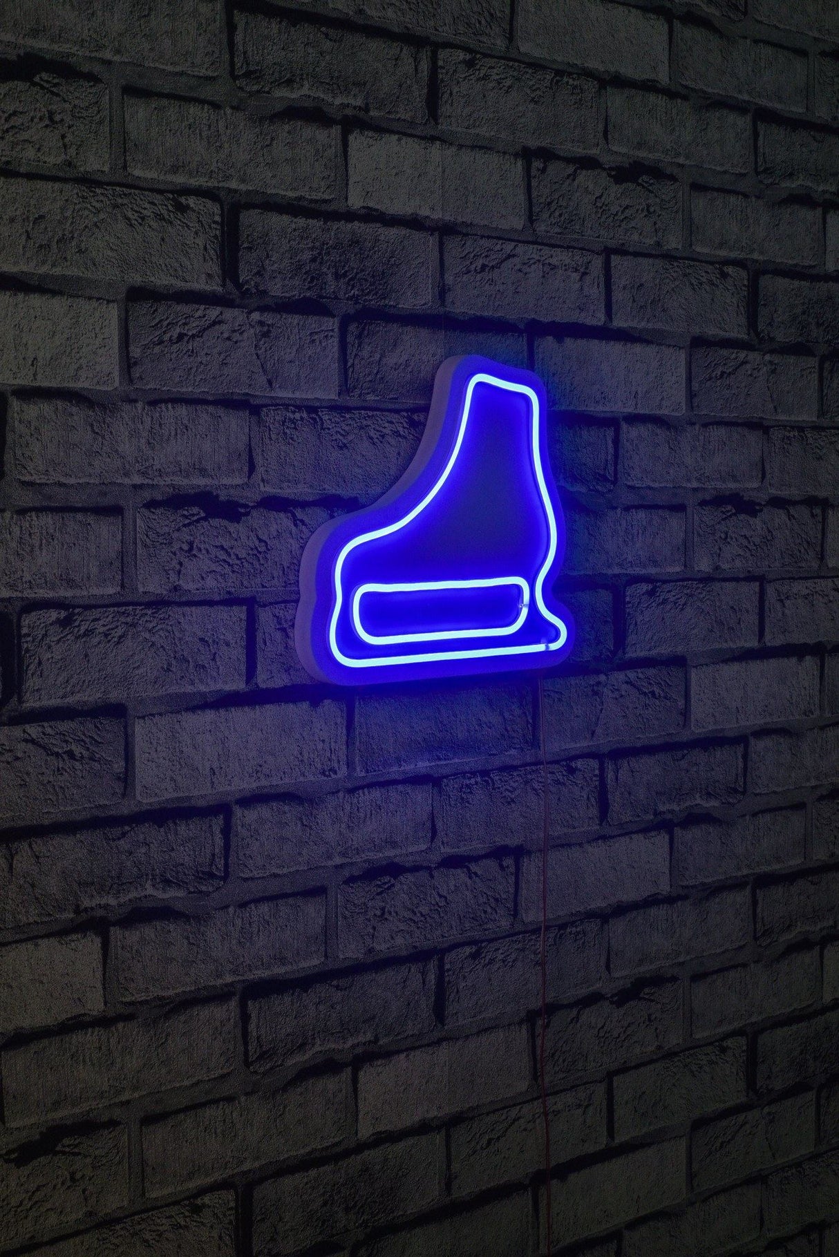 Lampă neon Ice-Skate, Diverse culori, 25x22x2 cm - Albastru | SKU: 395NGR1974 | Lampă neon Ice-Skate, 25x22x2 cm, varianta Albastru, produs pentru amenajarea locuinței, disponibil online în România la CasaMob