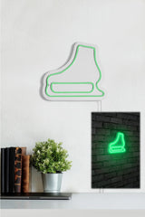 Lampă neon Ice-Skate, Diverse culori, 25x22x2 cm - Verde | SKU: 395NGR1975 | Lampă neon Ice-Skate, 25x22x2 cm, varianta Verde, produs pentru amenajarea locuinței, disponibil online în România la CasaMob
