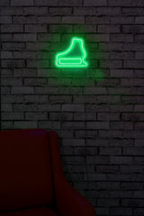 Lampă neon Ice-Skate, Diverse culori, 25x22x2 cm - Verde | SKU: 395NGR1975 | Lampă neon Ice-Skate, 25x22x2 cm, varianta Verde, produs pentru amenajarea locuinței, disponibil online în România la CasaMob