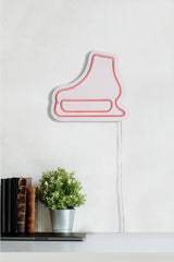 Lampă neon Ice-Skate, Diverse culori, 25x22x2 cm - Roz | SKU: 395NGR1977 | Lampă neon Ice-Skate, 25x22x2 cm, varianta Roz, produs pentru amenajarea locuinței, disponibil online în România la CasaMob
