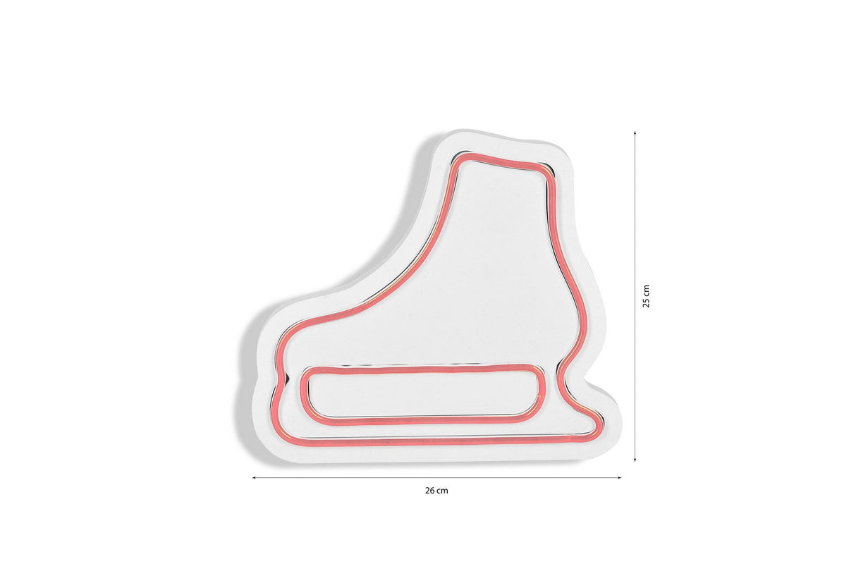 Lampă neon Ice-Skate, Diverse culori, 25x22x2 cm - Roz | SKU: 395NGR1977 | Lampă neon Ice-Skate, 25x22x2 cm, varianta Roz, produs pentru amenajarea locuinței, disponibil online în România la CasaMob