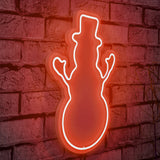 Lampă neon Snowman, Diverse culori, 18x35x2 cm - Roșu | SKU: 395NGR1978 | Lampă neon Snowman, 18x35x2 cm, varianta Roșu, produs pentru amenajarea locuinței, disponibil online în România la CasaMob