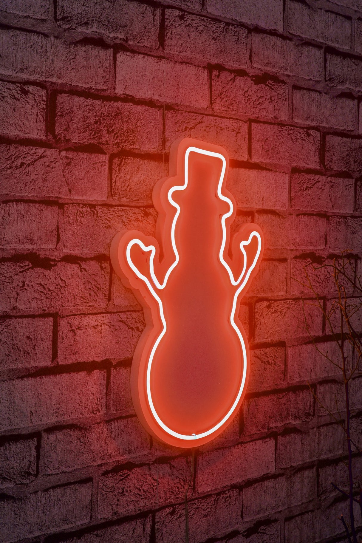 Lampă neon Snowman, Diverse culori, 18x35x2 cm - Roșu | SKU: 395NGR1978 | Lampă neon Snowman, 18x35x2 cm, varianta Roșu, produs pentru amenajarea locuinței, disponibil online în România la CasaMob