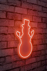 Lampă neon Snowman, Diverse culori, 18x35x2 cm - Roșu | SKU: 395NGR1978 | Lampă neon Snowman, 18x35x2 cm, varianta Roșu, produs pentru amenajarea locuinței, disponibil online în România la CasaMob
