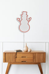 Lampă neon Snowman, Diverse culori, 18x35x2 cm - Roșu | SKU: 395NGR1978 | Lampă neon Snowman, 18x35x2 cm, varianta Roșu, produs pentru amenajarea locuinței, disponibil online în România la CasaMob
