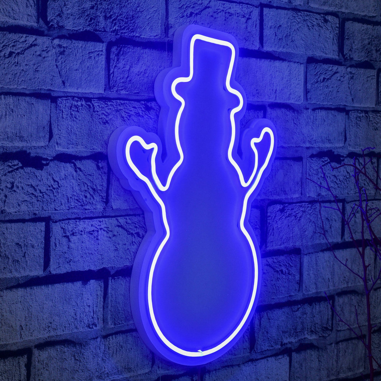 Lampă neon Snowman, Diverse culori, 18x35x2 cm - Albastru | SKU: 395NGR1979 | Lampă neon Snowman, 18x35x2 cm, varianta Albastru, produs pentru amenajarea locuinței, disponibil online în România la CasaMob